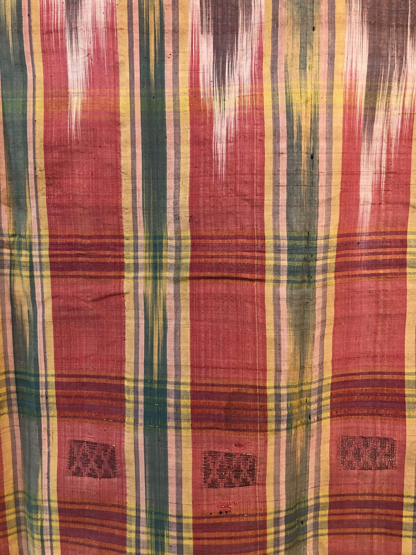 Kolomna silk and metal thread ikat cover