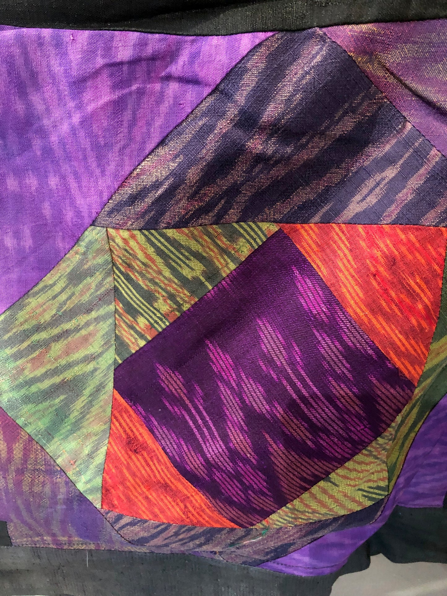 Large silk bedcover, NE Thailand