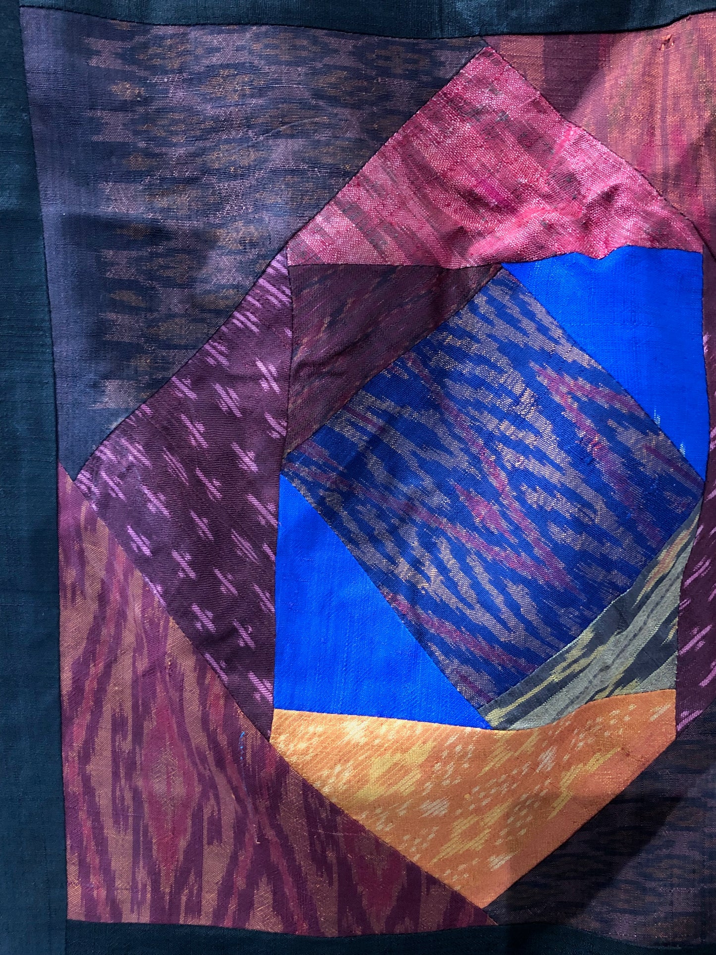 Large silk bedcover, NE Thailand