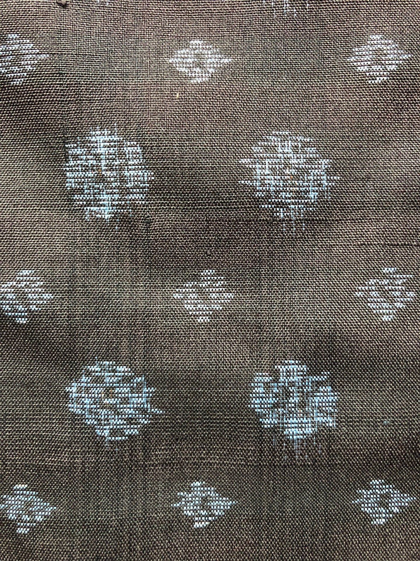Japanese double ikat silk haori jacket