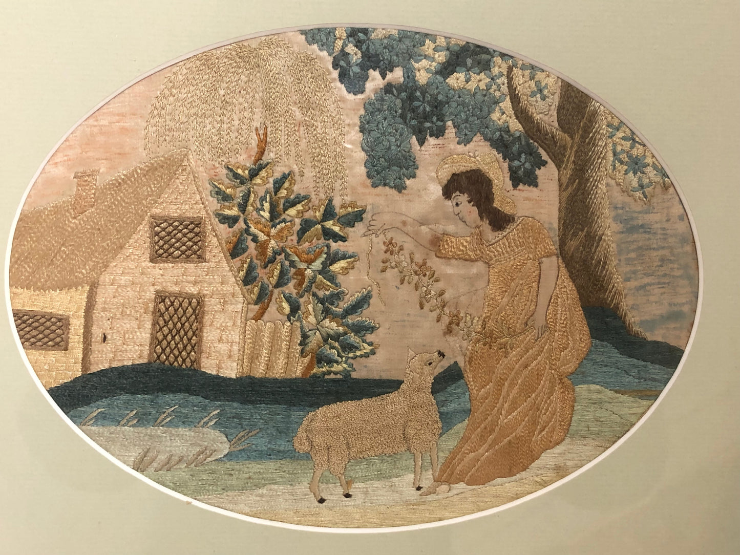 Framed Embroidery Picture
