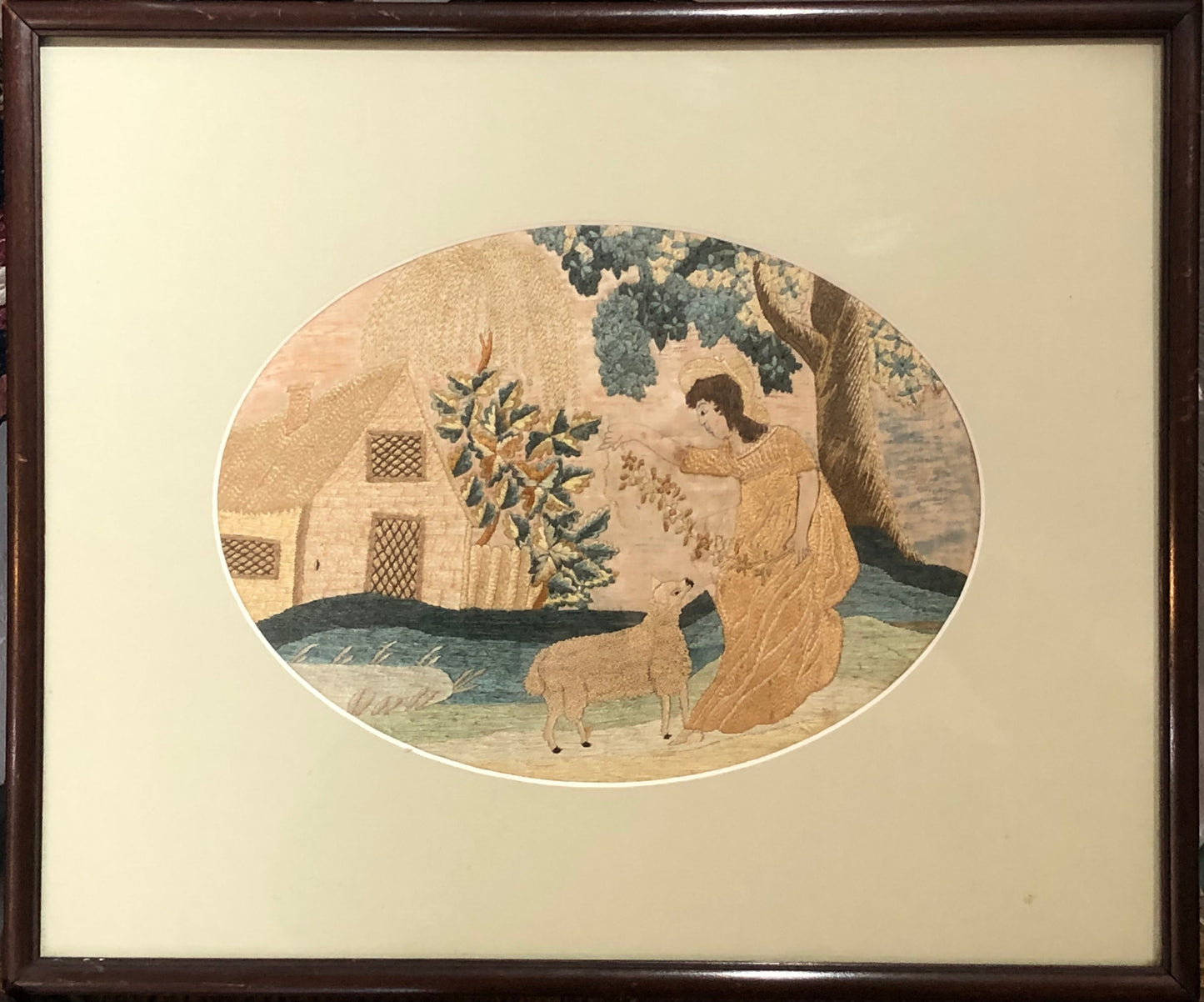 Framed Embroidery Picture