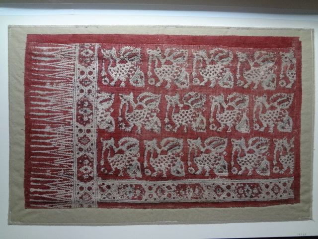 Early Indian chintz trade cloth fragment