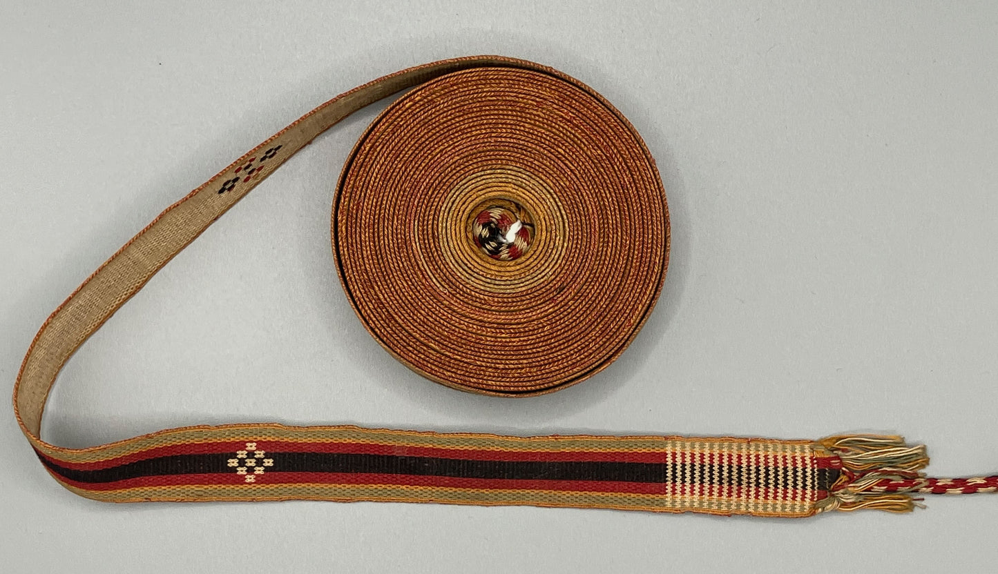 Sazigyo Burmese Tablet-Woven Manuscript Binding Ribbon