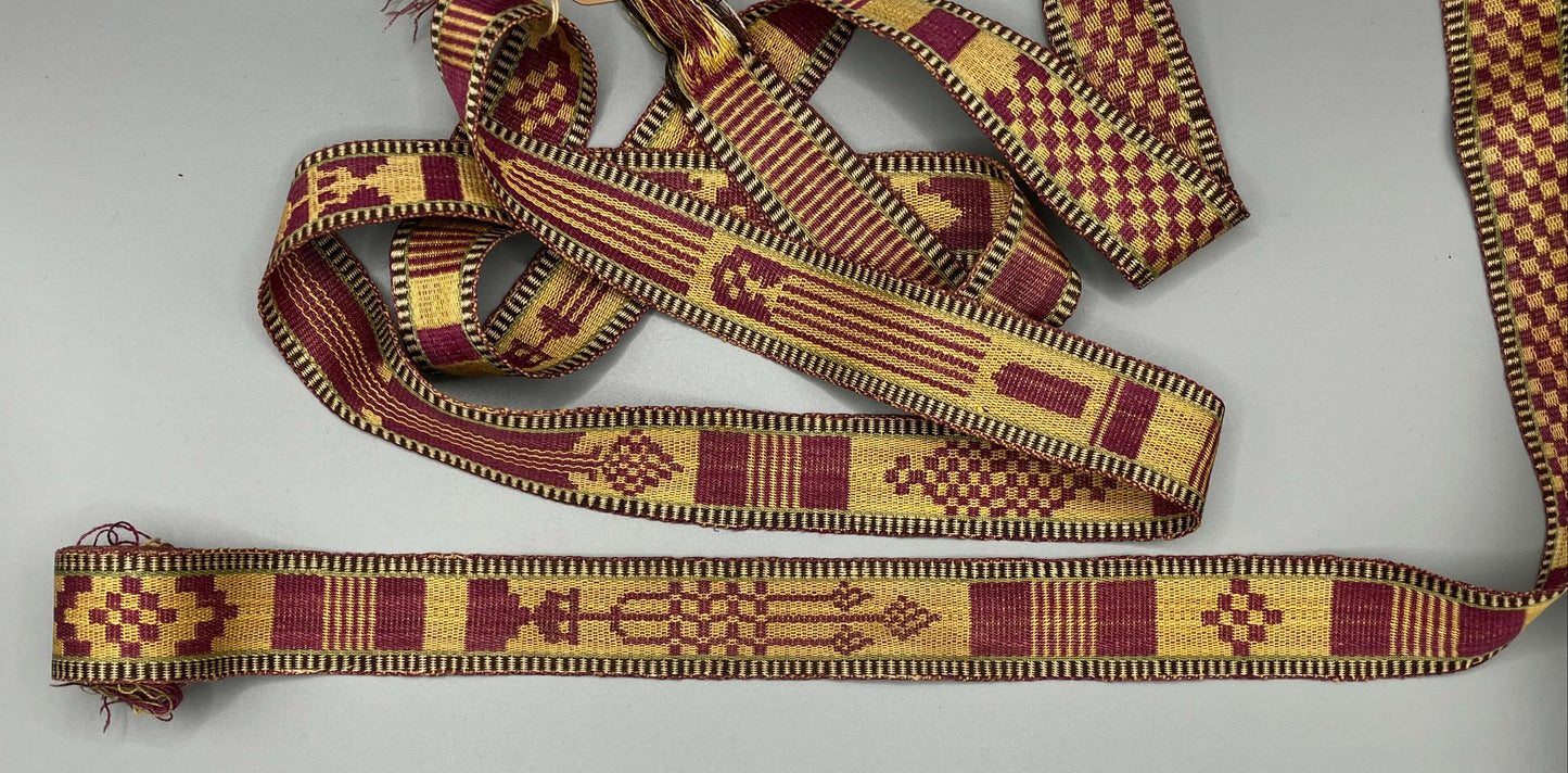 Armenian silk tablet-woven ribbon, undated