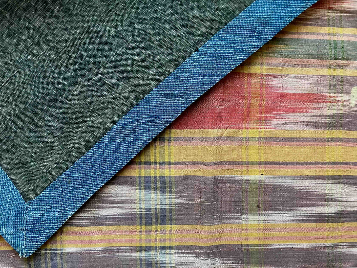 Kolomna silk and metal thread ikat cover
