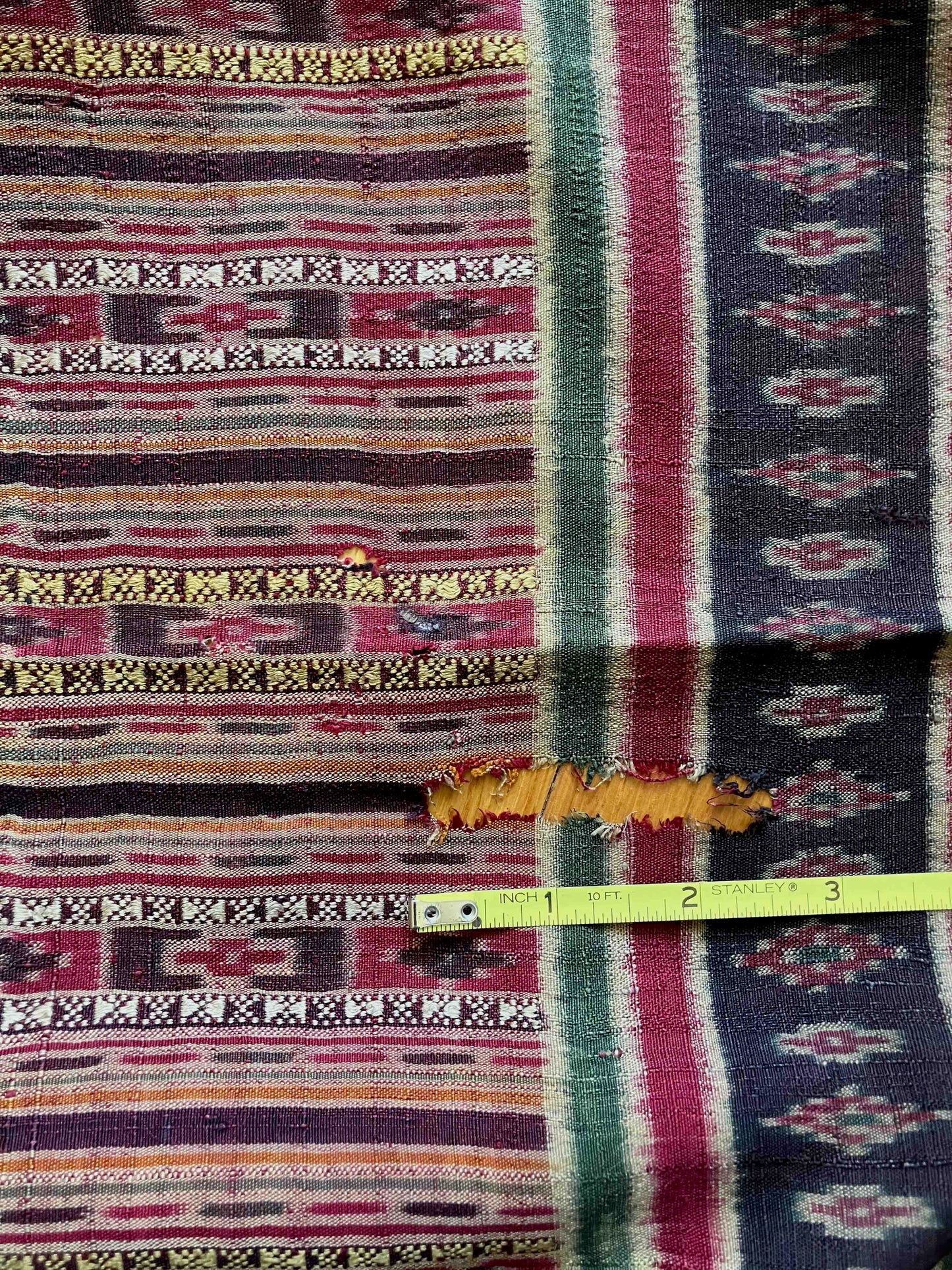 Rare Antique Silk Coffin Cover, Laos