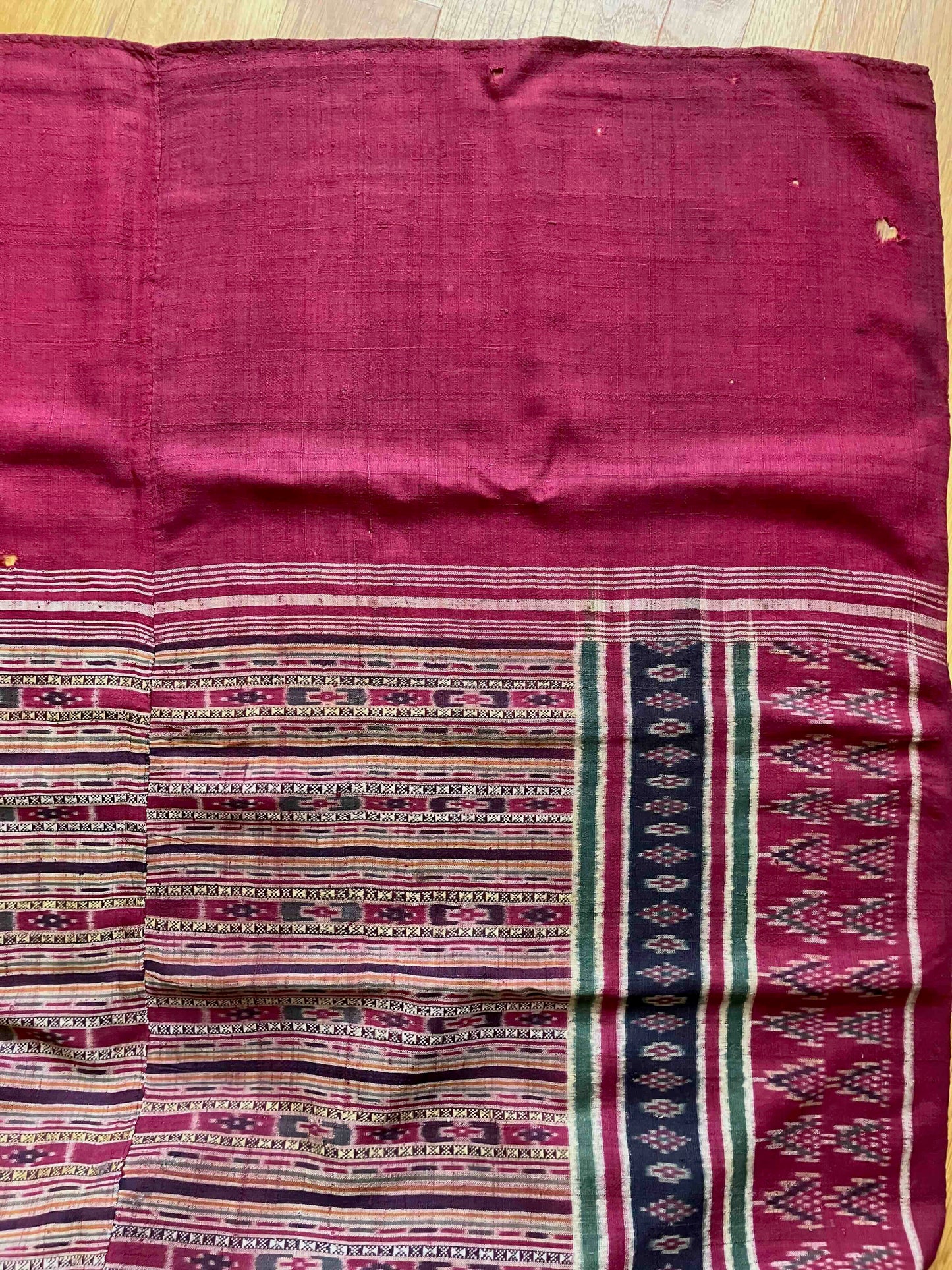 Rare Antique Silk Coffin Cover, Laos