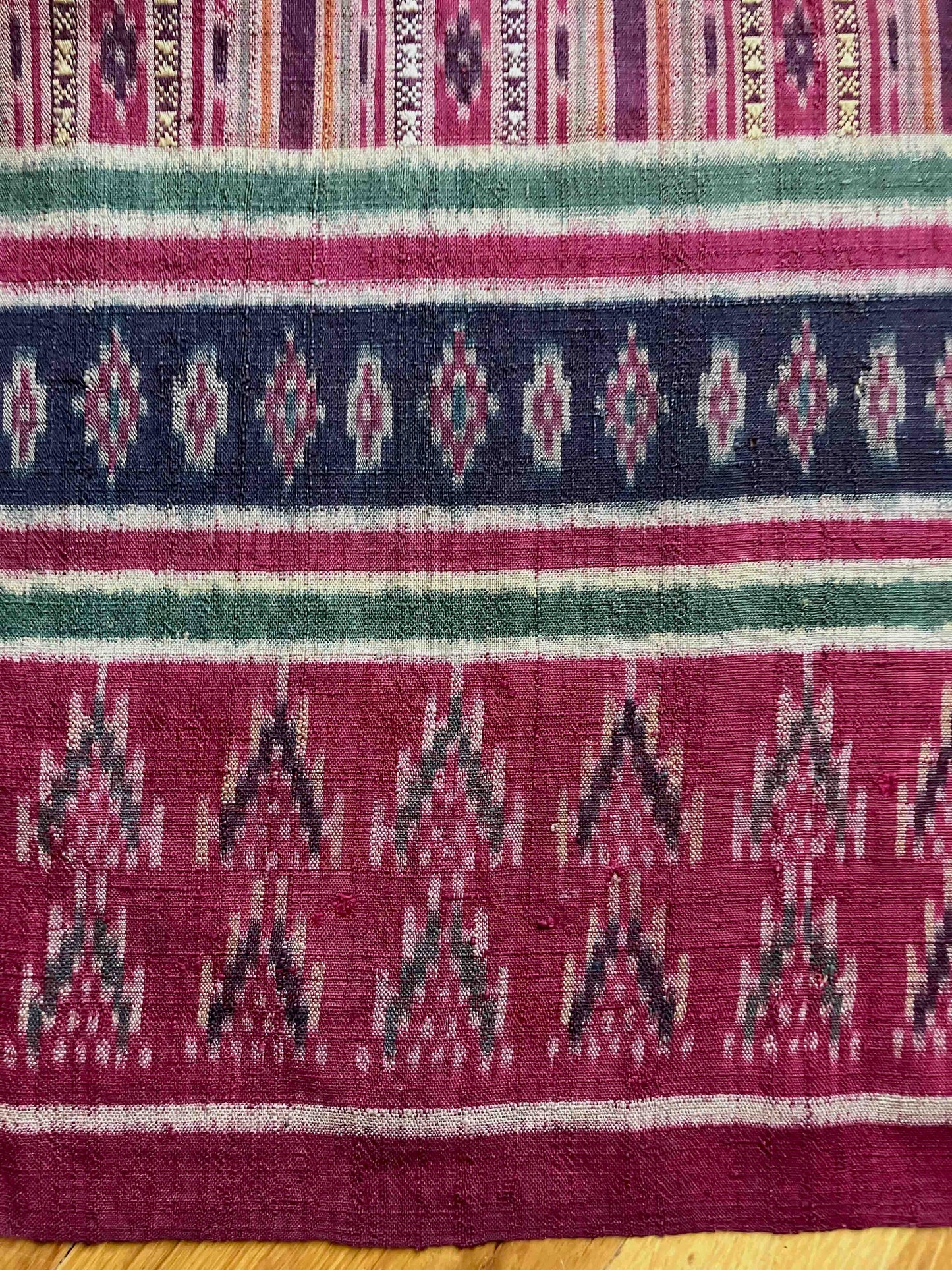 Rare Antique Silk Coffin Cover, Laos