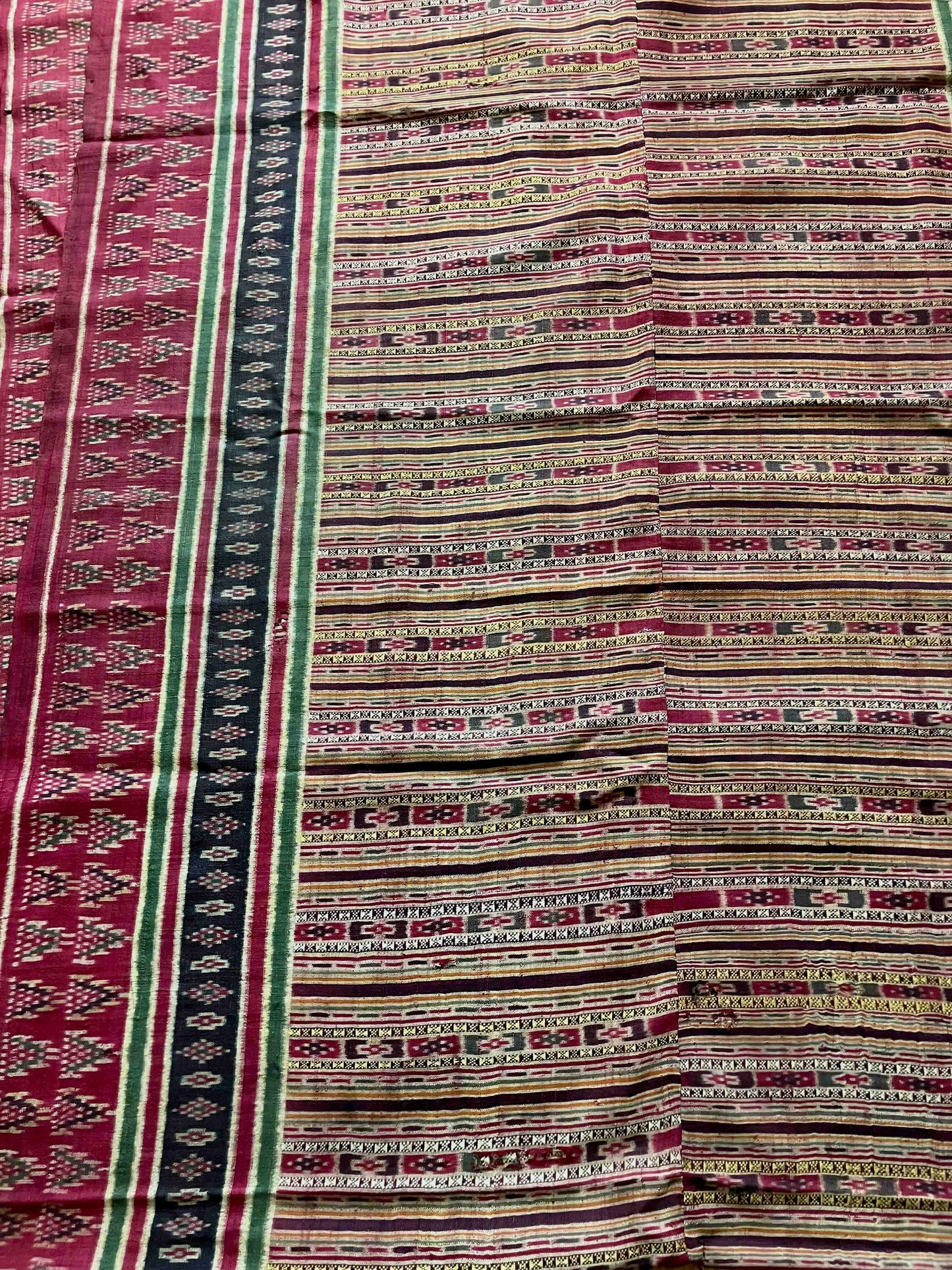 Rare Antique Silk Coffin Cover, Laos