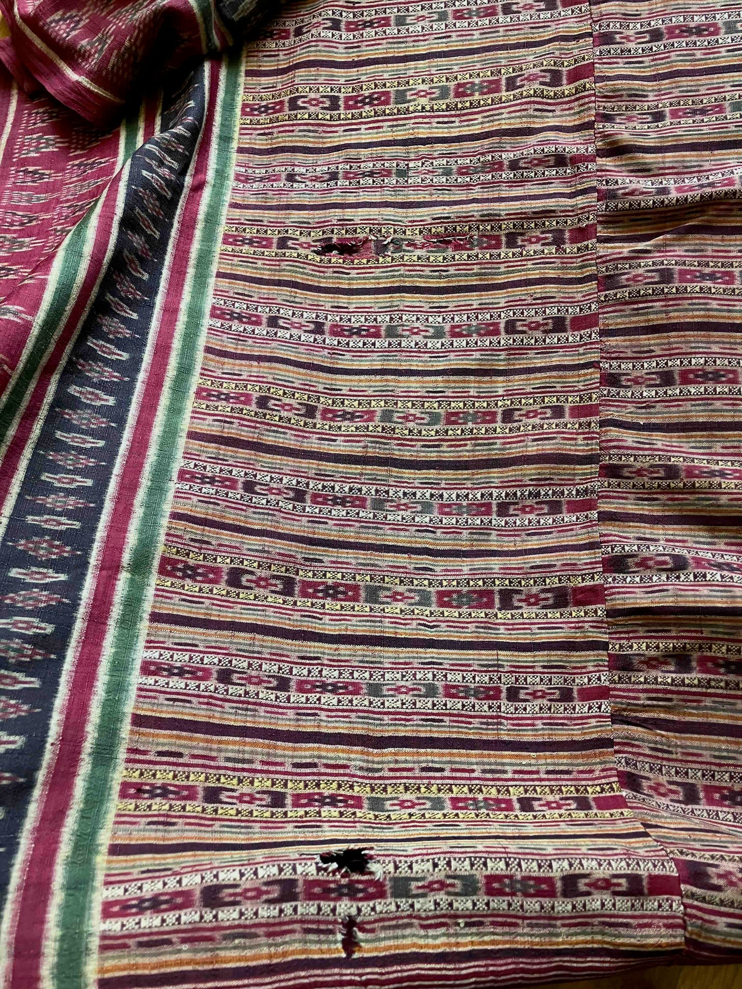 Rare Antique Silk Coffin Cover, Laos